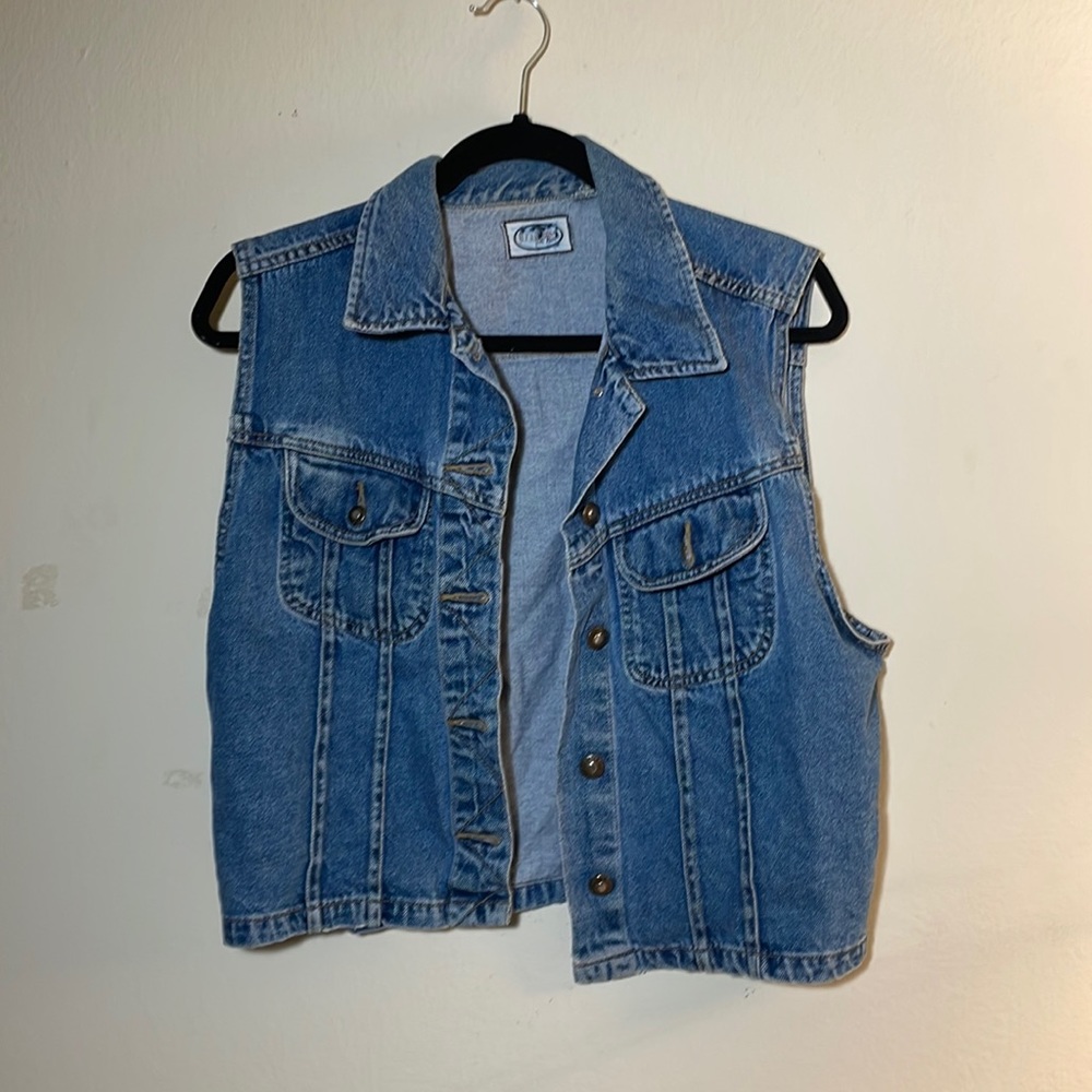 Vintage denim vest